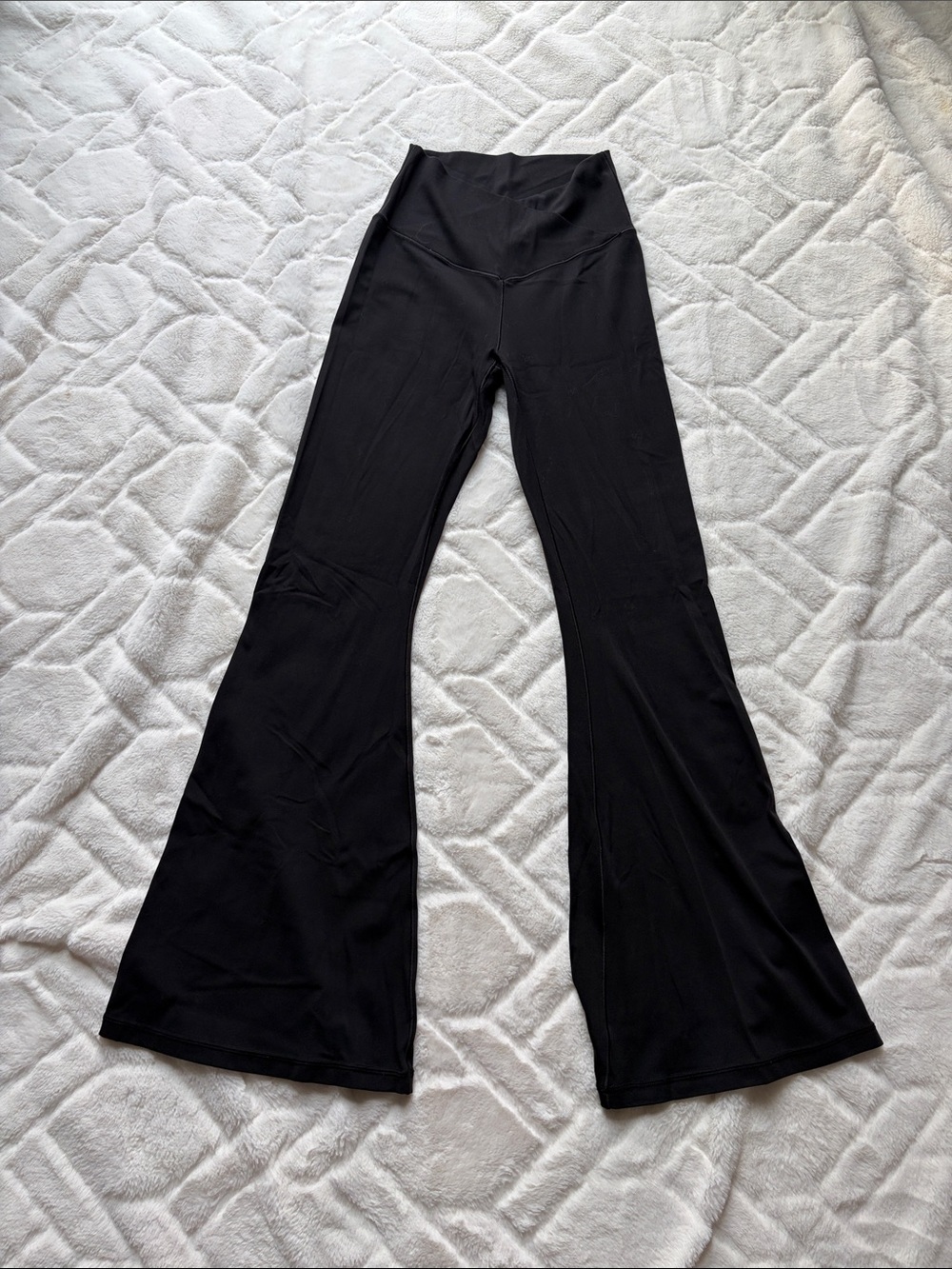 aerie Black High-Waist Flare Yoga Pants